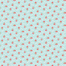 Wilmington Prints Sentiments Flowers Blue Fabric ONLINE PURCHASE ONLY