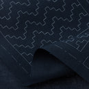 Sashiko Cosmo Precut Set For Coasters Navy