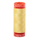 Aurifil Mako Cotton 50 WT Thread SM 2115 Lemon