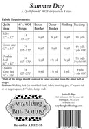 Anything But Boring Summer Day Quilt Pattern
