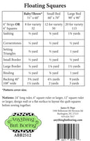 Anything But Boring Floating Squares Quilt Pattern