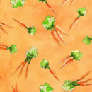 Robert Kaufman Garden Goodness Carrot Bunches Fabric