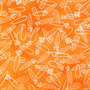 Robert Kaufman Garden Goodness Carrot Fabric