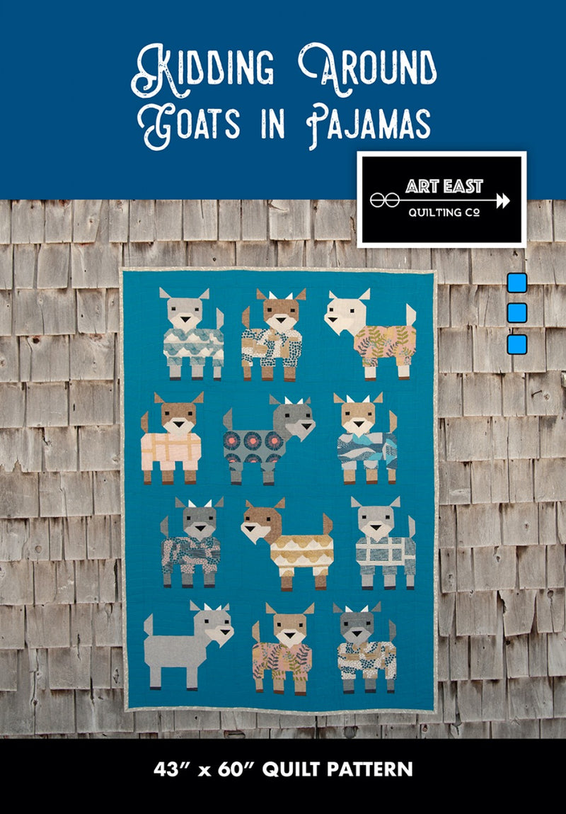 Art East Kidding Around Goats In Pajamas Quilt Pattern