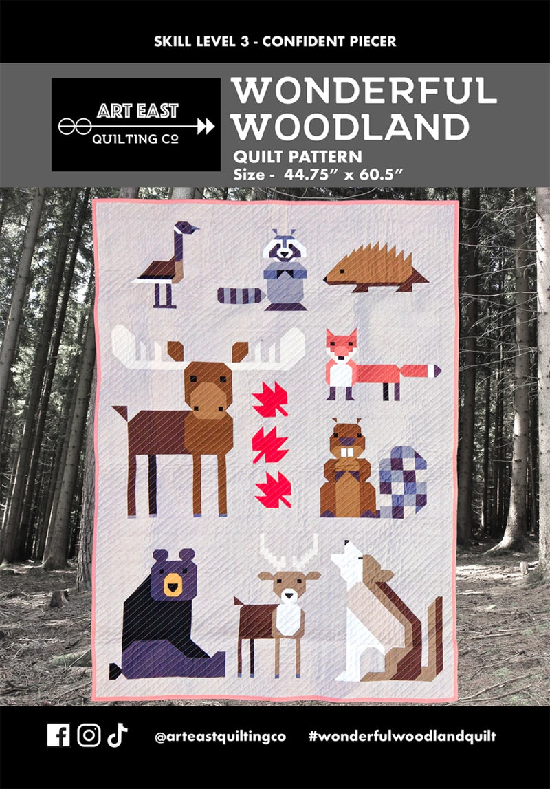 Art East Wonderful Woodland Quilt Pattern