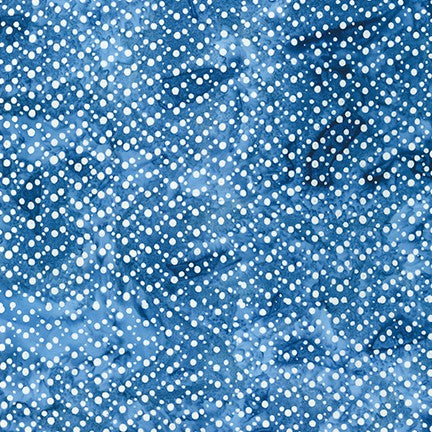 Robert Kaufman Artisan Batiks Kasuri Denim Speckles Fabric