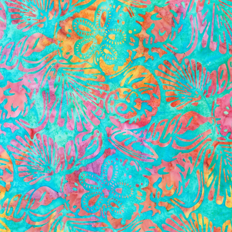 Robert Kaufman Artisan Batiks Seashore Tropical Fabric