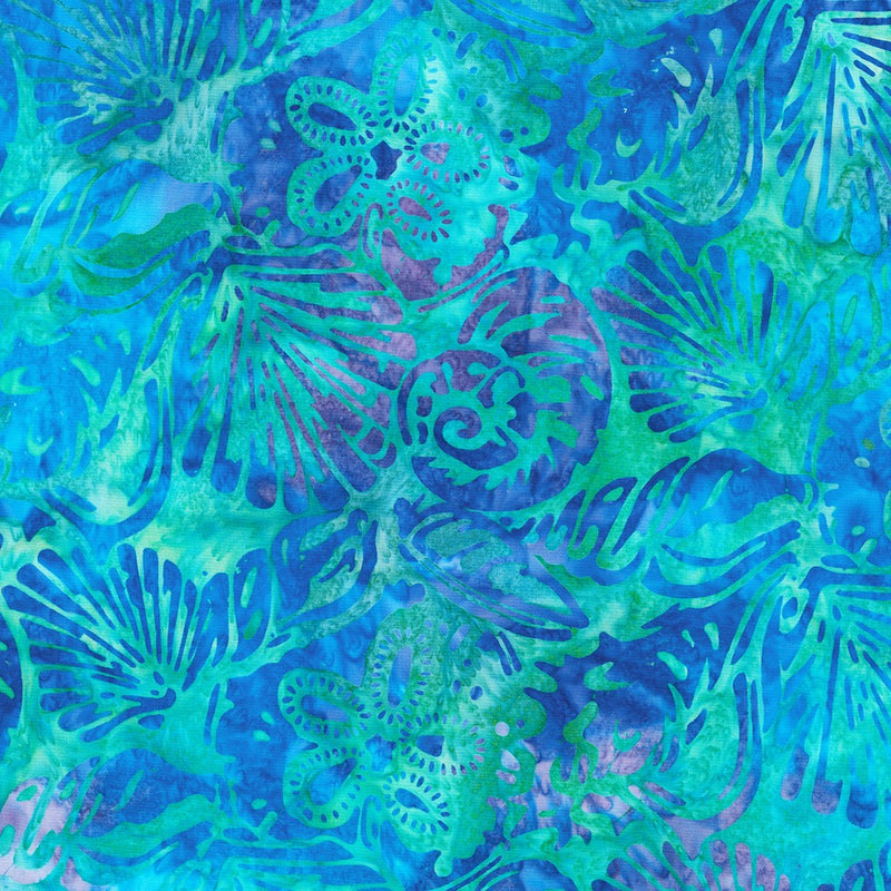 Robert Kaufman Artisan Batiks Seashore Lagoon Fabric