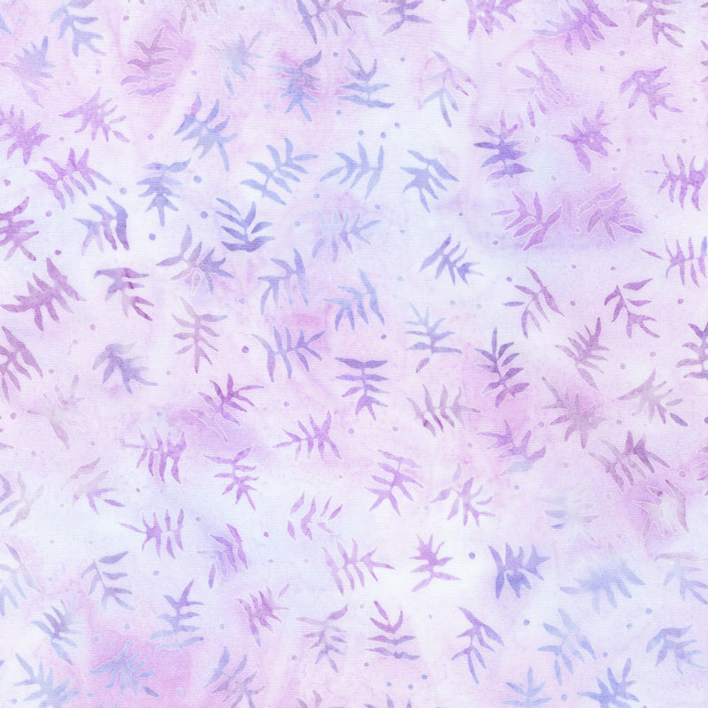 Robert Kaufman Petite Pastels Twigs Wisteria Batik Fabric