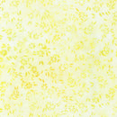 Robert Kaufman Petite Pastels Petals Lemon Batik Fabric