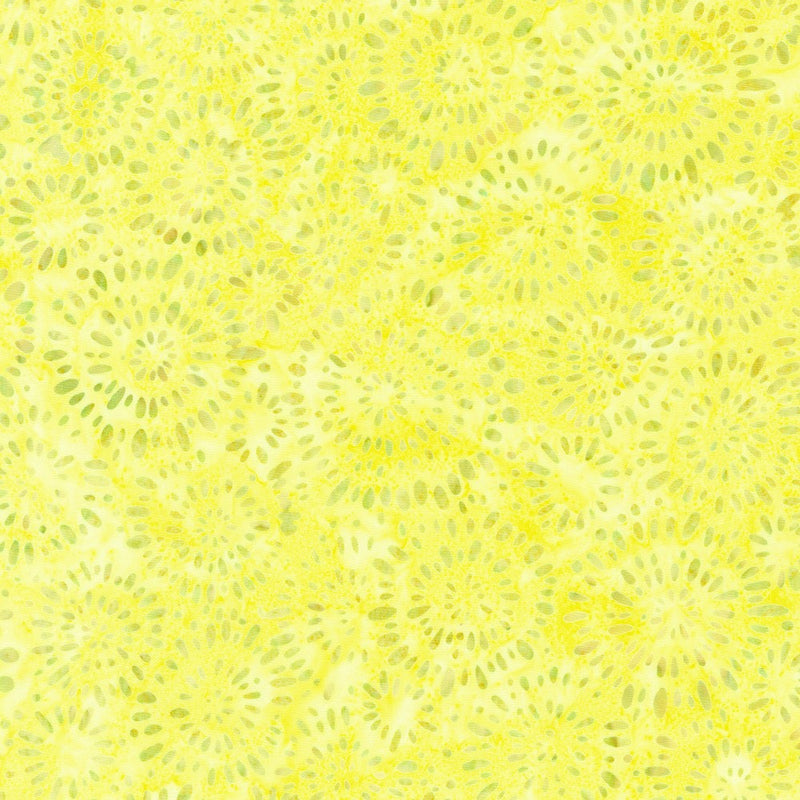 Robert Kaufman Artisan Batiks Splash Lemon Fabric