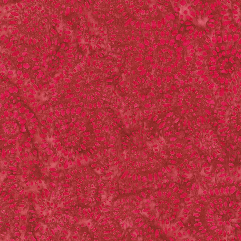 Robert Kaufman Artisan Batiks Splash Red Fabric