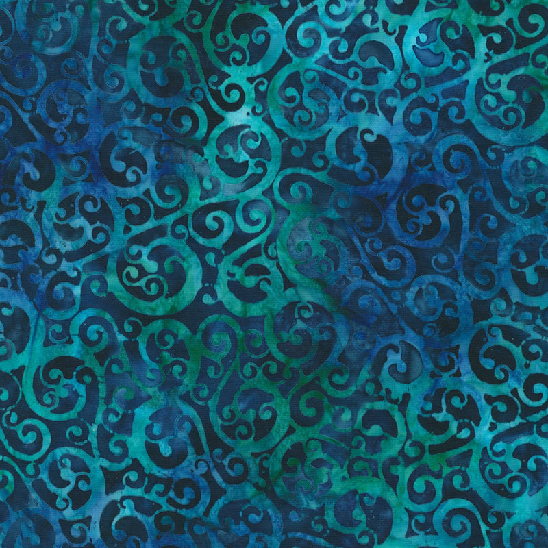 Robert Kaufman Artisan Batiks Graceful Marine Fabric