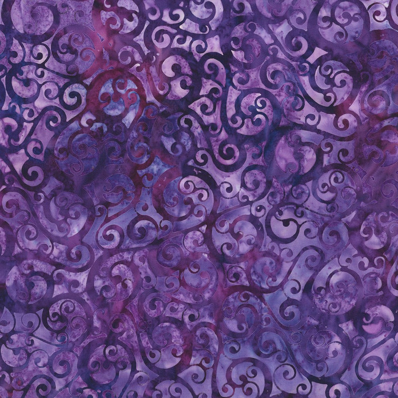 Robert Kaufman Artisan Batiks Graceful Purple Fabric