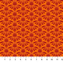 Northcott Indelible Coneflower Tangerine Fabric