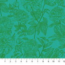Northcott Indelible Peony Jade Fabric