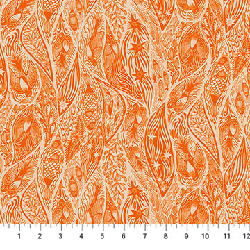 Anna Maria Horner Shooting Star Current Tangerine Fabric
