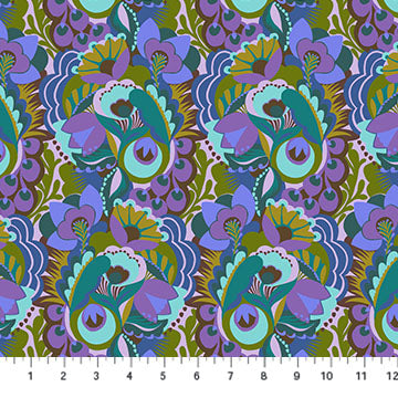 Anna Maria Horner Shooting Star Unfurl Storm Fabric