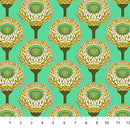 Ann Maria Horner Iconic Strawflower Aqua Fabric