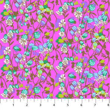 Anna Maria Horner Jumpstart Silene Fuchsia Fabric