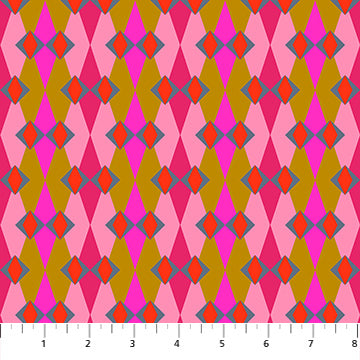 Anna Maria Horner Jumpstart Fractal Butterscotch Fabric