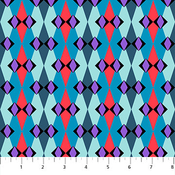 Anna Maria Horner Jumpstart Fractal Berry Fabric