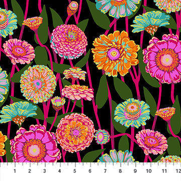 Anna Maria Horner Jumpstart Zinnia Show Berry Fabric