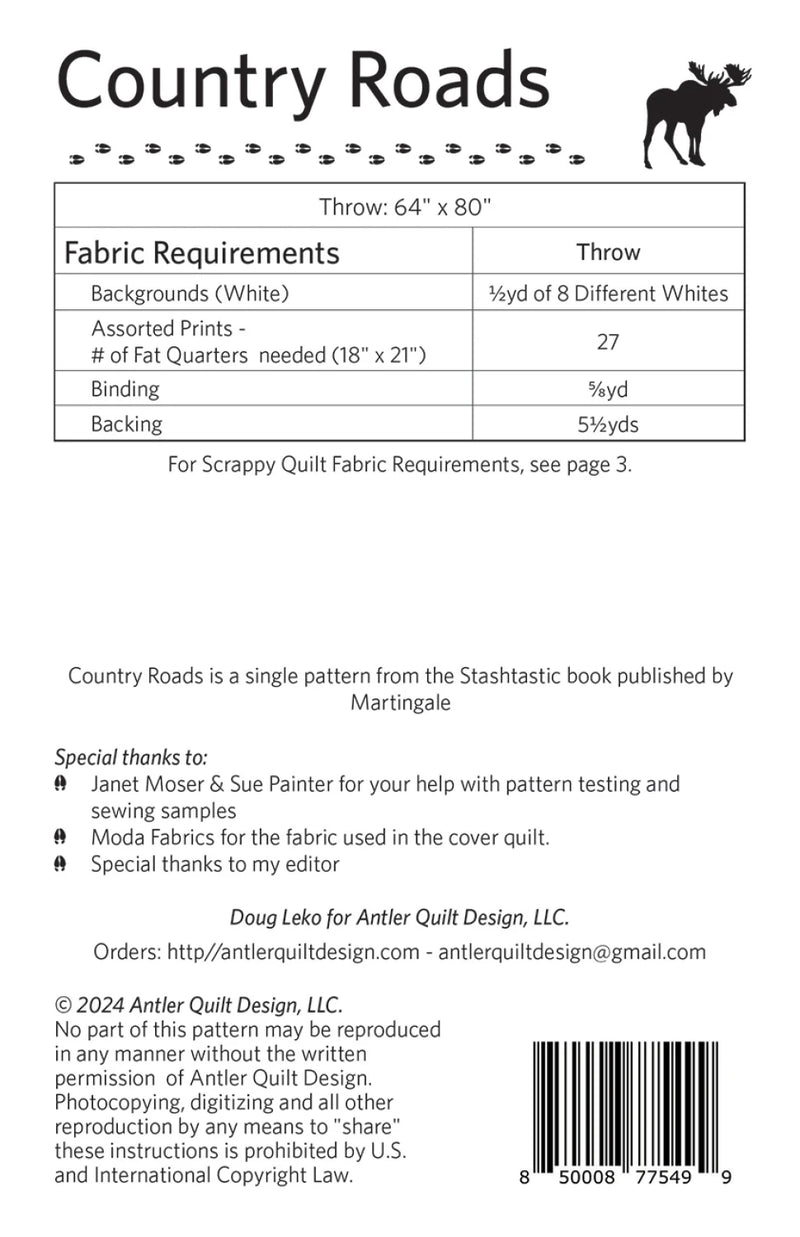 Country Roads Quilt Pattern
