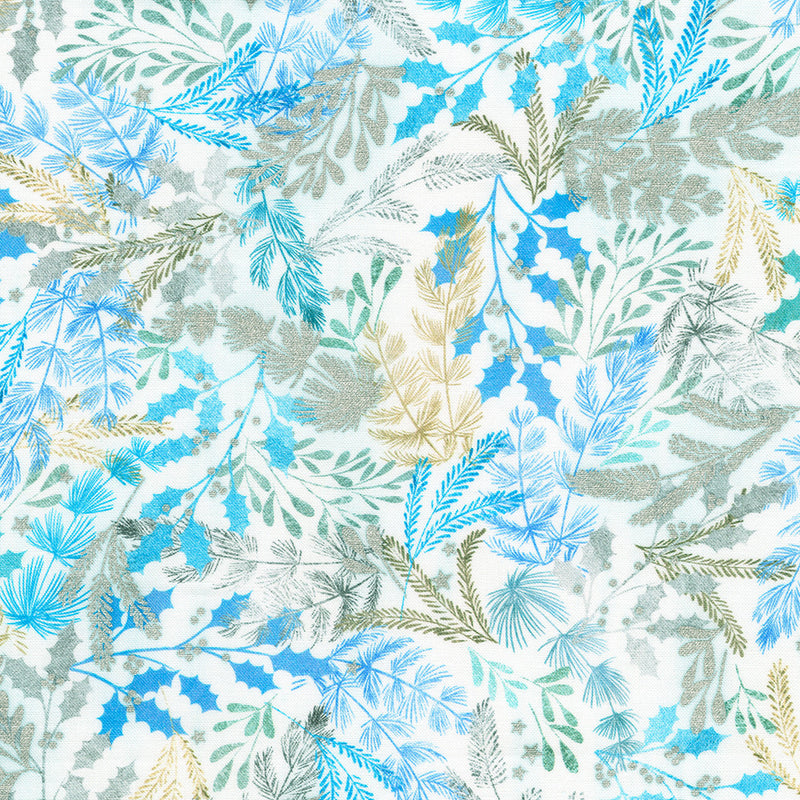 Robert Kaufman Peaceful Twigs Winter Fabric