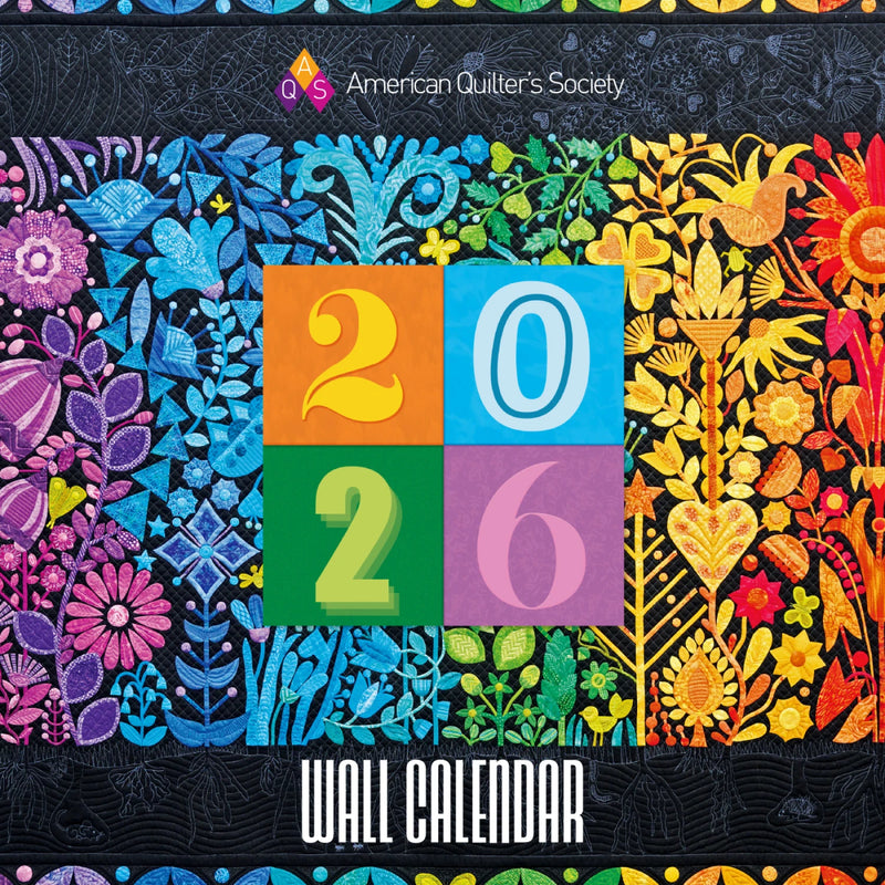AQS Quilt Art Wall Calendar 2026