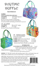 Aunties Two Daytime Duffle Bag Pattern