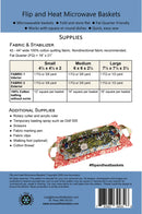 Flip & Heat Microwave Baskets Pattern