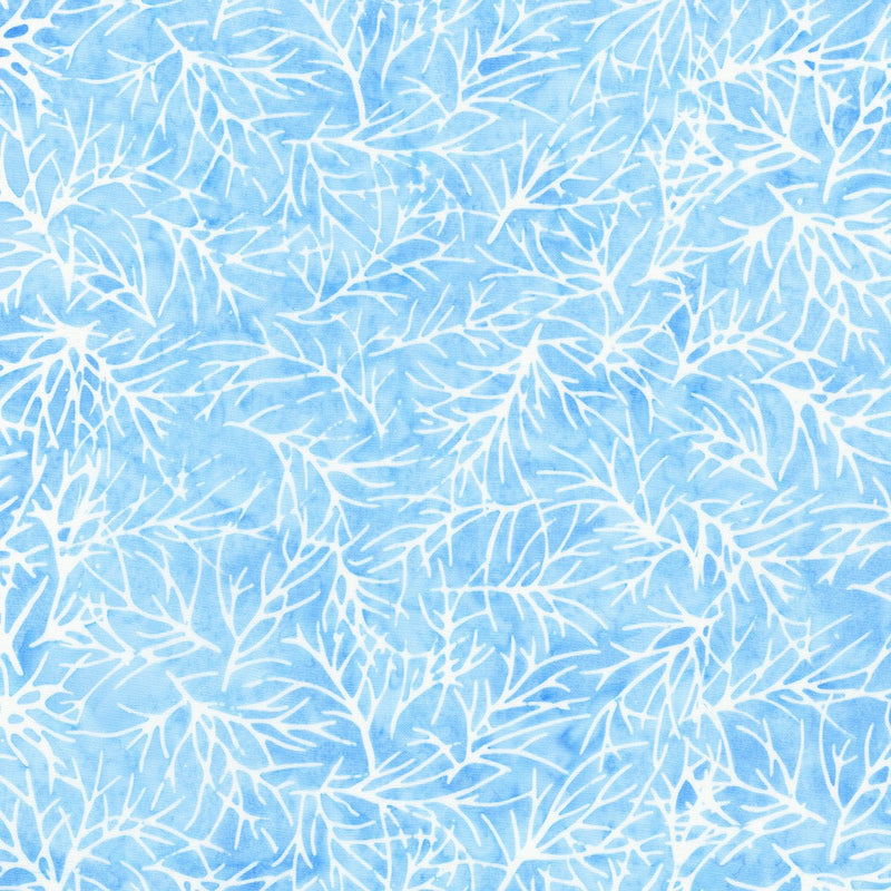 Robert Kaufman Azure Breeze Twigs Sky Batik Fabric