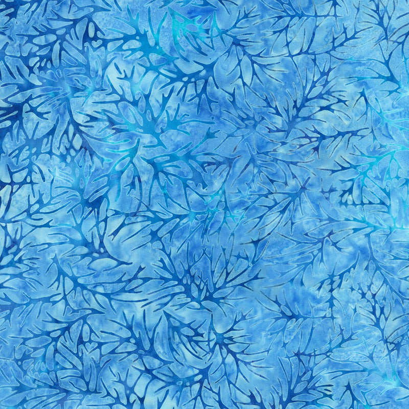 Robert Kaufman Azure Breeze Twigs Dusty Blue Batik Fabric