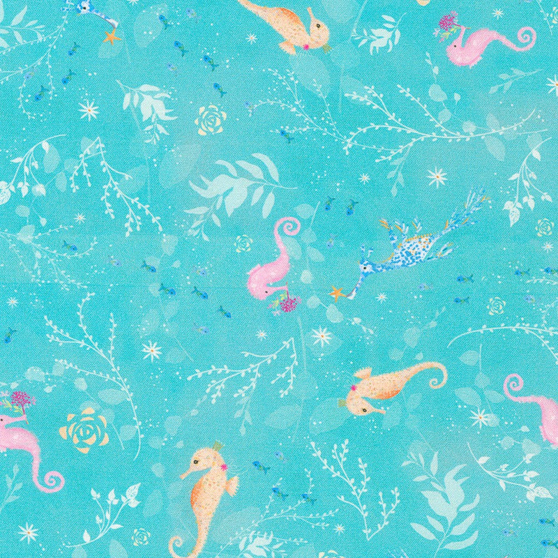 Robert Kaufman Marine Delights Sea Life Seascape Fabric