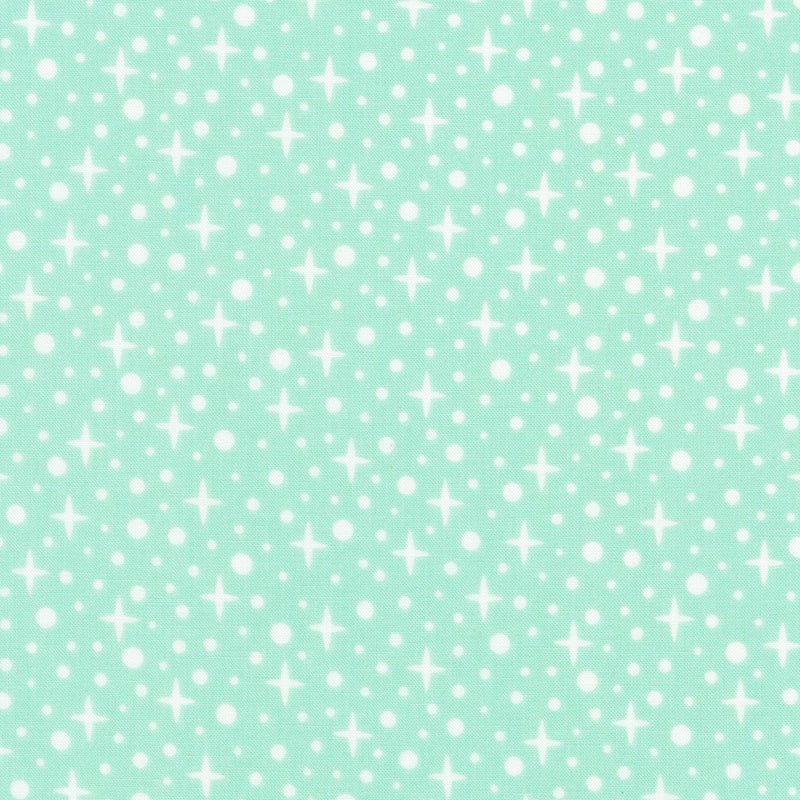 Robert Kaufman Paintbox Stars Ice Frappe Fabric