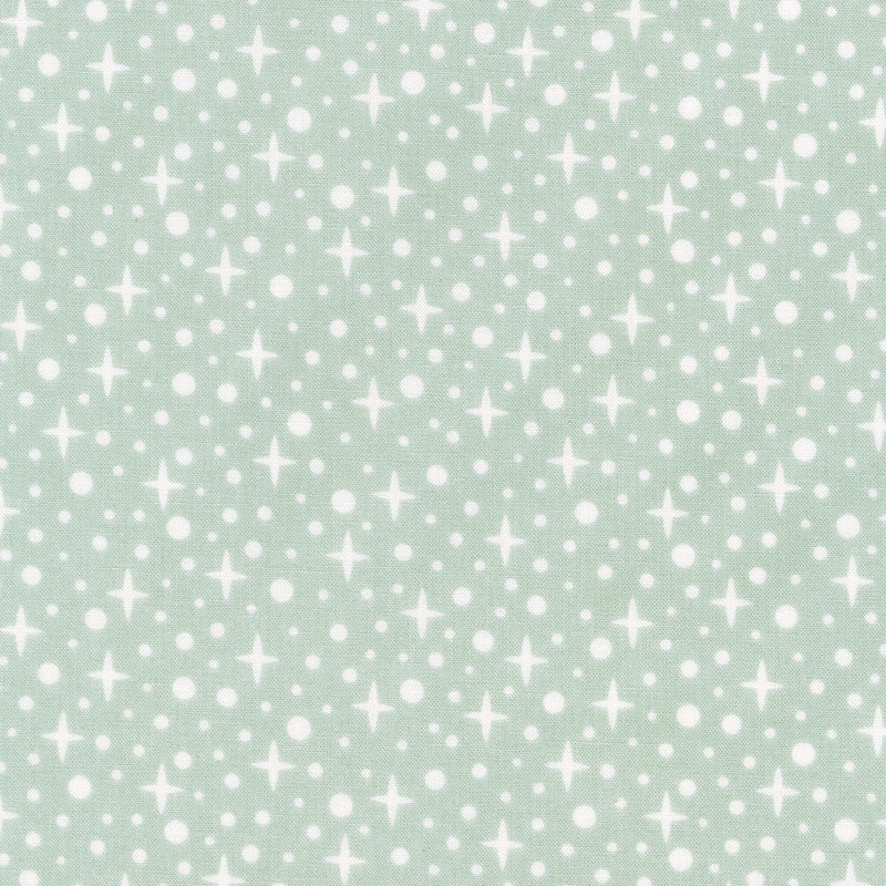 Robert Kaufman Paintbox Stars Desert Green Fabric