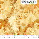 Northcott Autumn Breeze Leaf Texture Wide Back Fabric