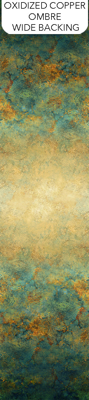 Northcott Stonehenge Ombre Oxidized Copper Wide Back Fabric