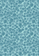Lewis And Irene Jardin d'Hiver Bumbleberries Polar Blue Flannel Fabric