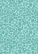 Lewis And Irene Jardin d'Hiver Bumbleberries Frozen Blue Flannel Fabric