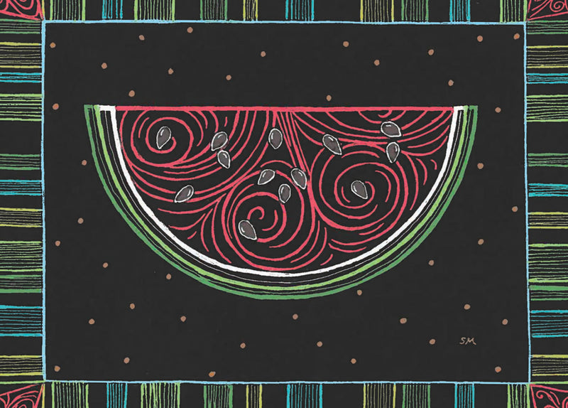 Slice of Watermelon Note Cards