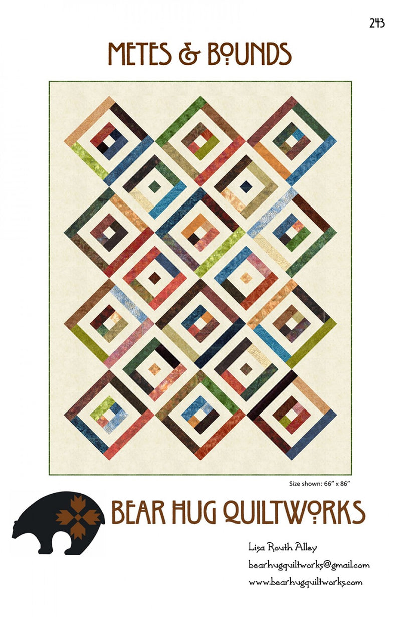 Metes And Bounds Quilt Pattern