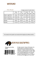 Bear Hug Quiltworks Watershed Quilt Pattern