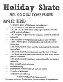 Buttermilk Basin Holiday Skate Pattern