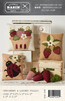 Buttermilk Basin Strawberry And Ladybug Pillows Pattern