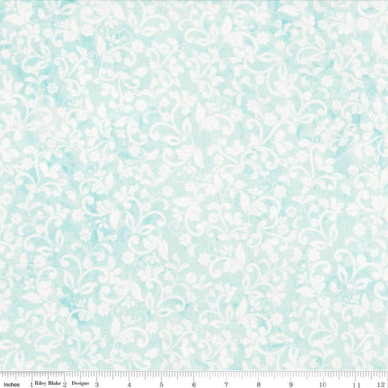 Riley Blake Expression Batiks Candy Coated Light Cornflower Fabric