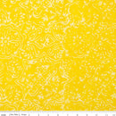 Riley Blake Expression Batiks Rainbow Brights Canary Fabric