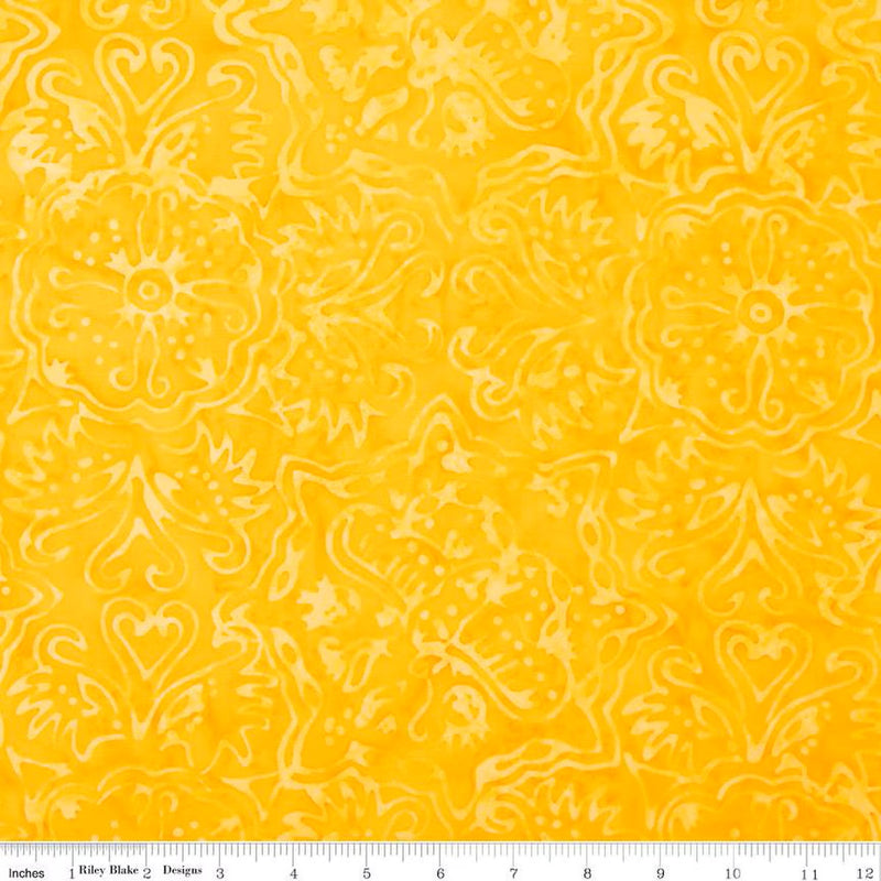 Riley Blake Expression Batiks Rainbow Brights Dandelion Fabric