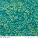 Riley Blake Expression Batiks Rainbow Brights Aquamarine Fabric